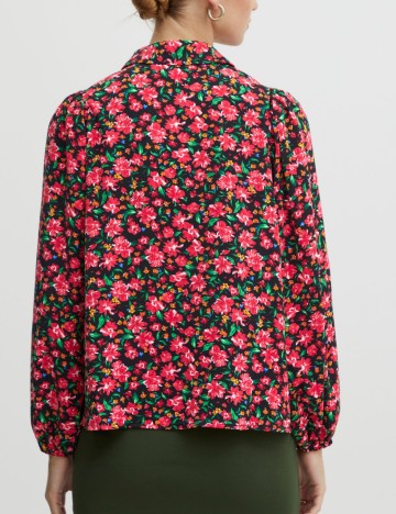 Camasa Ichi, floral print