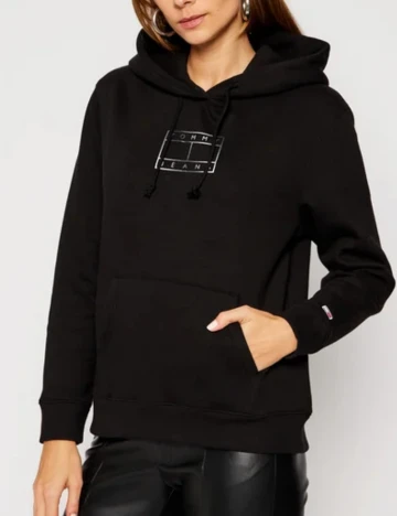 Hanorac Tommy Jeans, negru