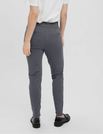 Pantaloni Vero Moda, gri petrol