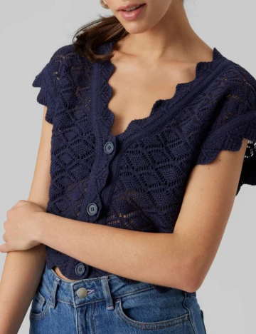 Bluza Vero Moda, bleumarin