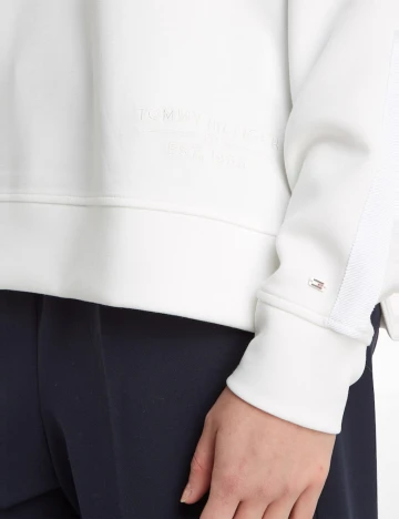 Hanorac Tommy Hilfiger, alb