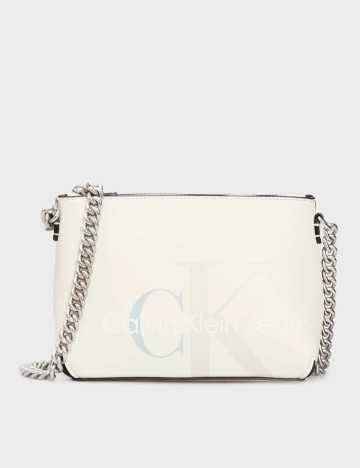 Geanta Calvin Klein, ecru