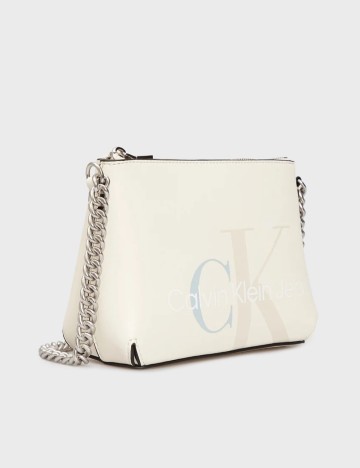 Geanta Calvin Klein, ecru