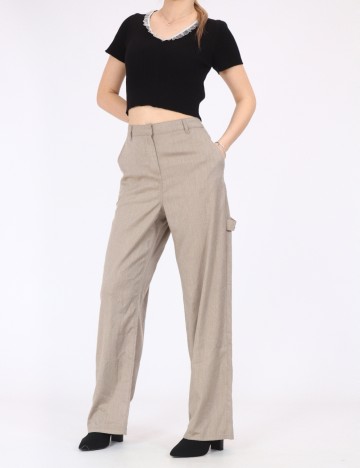Pantaloni Vero Moda, bej