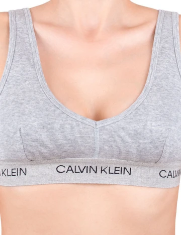 Bustiera sport Calvin Klein, gri