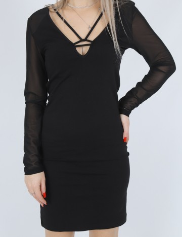 Rochie scurta Noisy May, negru