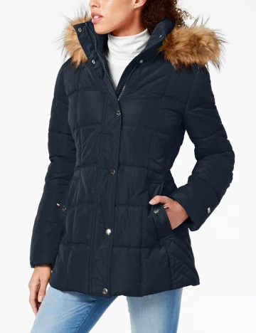 Geaca Tommy Hilfiger, bleumarin