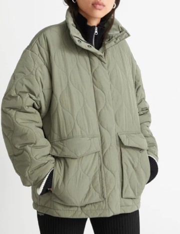 Geaca Oversize & other stories, verde
