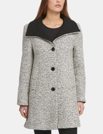 Palton DKNY, gri deschis Gri
