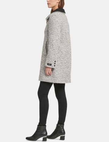 Palton DKNY, gri deschis