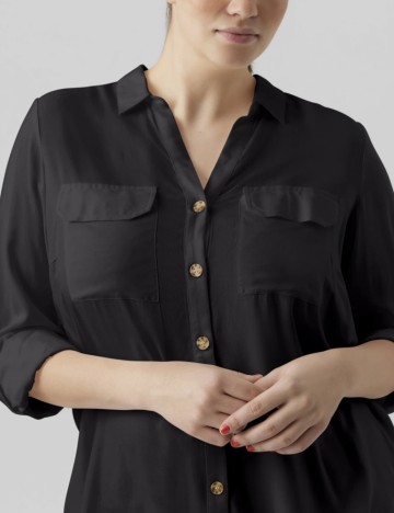 Camasa Vero Moda Curve, negru