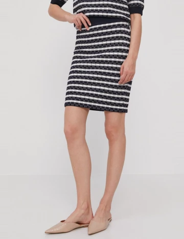Fusta Tommy Hilfiger, bleumarin inchis