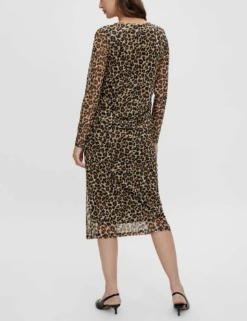 Rochie medie Mamalicious, animal print