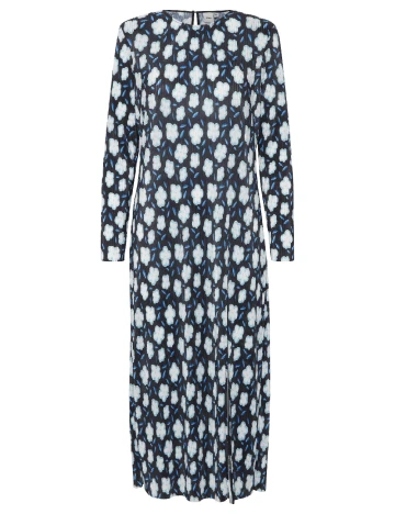 Rochie lunga Ichi, bleumarin Albastru