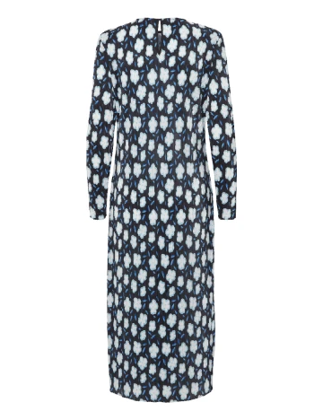 Rochie lunga Ichi, bleumarin Albastru