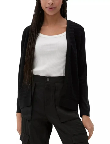 Cardigan Q/S, negru Negru