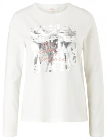 Bluza s.Oliver, alb