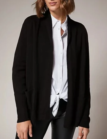 Cardigan Comma, negru Negru