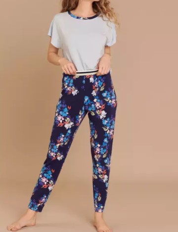 Pantaloni de pijama Beldona, bleumarin