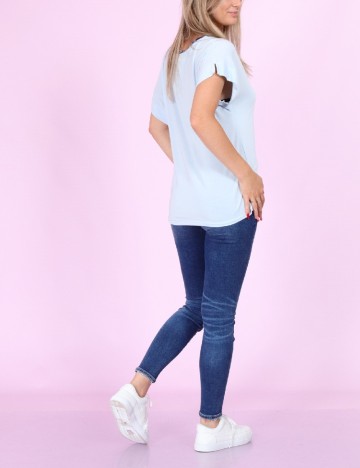 Tricou Beldona, bleu