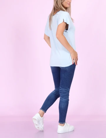 Tricou Beldona, bleu Albastru
