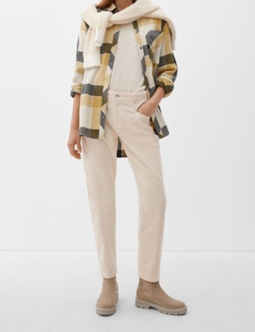 
						Pantaloni s.Oliver, crem