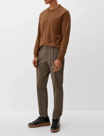 Pantaloni s.Oliver, maro