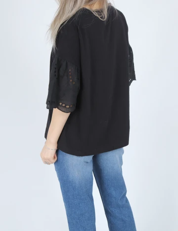 Bluza Cream, negru