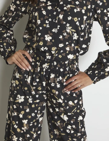 Pantaloni Kaffe, negru