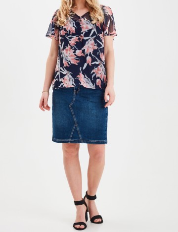 
						Bluza Fransa, imprimeu floral