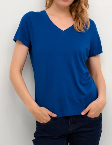Tricou Cream, albastru