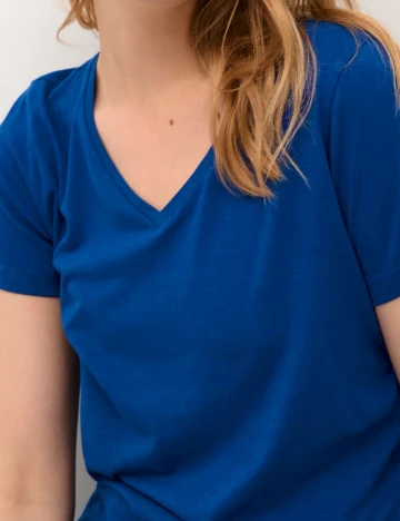 Tricou Cream, albastru