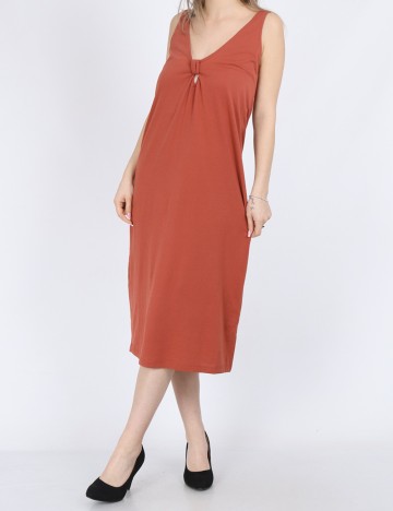 
						Rochie scurta Vero Moda, caramiziu