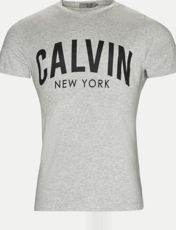 Tricou Calvin Klein Jeans, gri