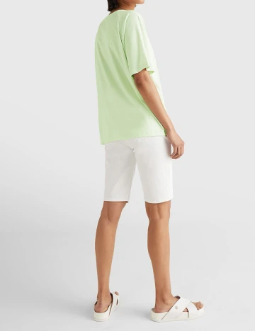 Tricou Tommy Hilfiger, verde Verde