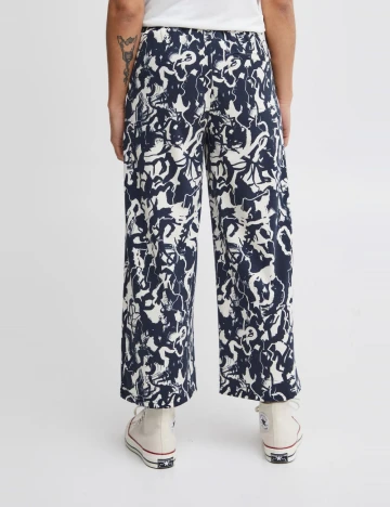Pantaloni Ichi, bleumarin