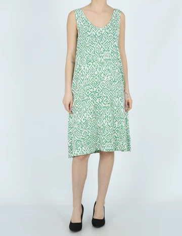 Rochie scurta Ichi, verde Verde