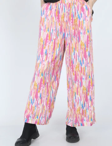 Pantaloni b.young, roz Roz