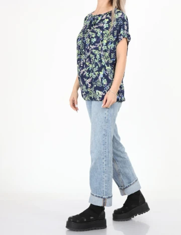 Bluza Fransa, bleumarin Albastru
