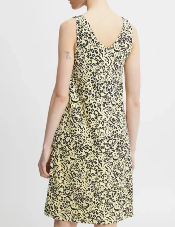 Rochie scurta Ichi, galben