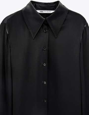 Camasa Zara, negru, M