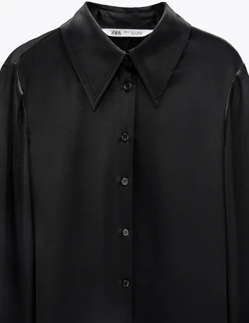 Camasa Zara, negru, M Negru