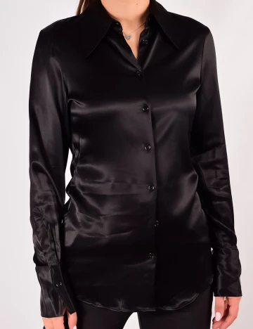 Camasa Zara, negru, M Negru