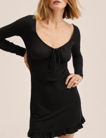 Rochie scurta Mango, negru
