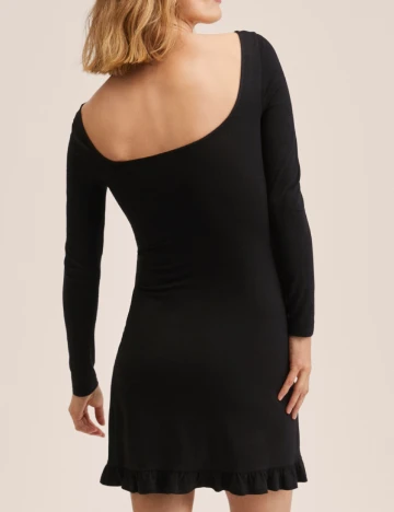 Rochie scurta Mango, negru