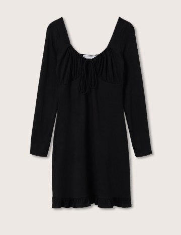 Rochie scurta Mango, negru