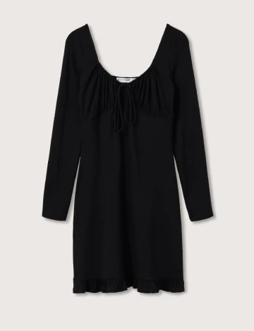 Rochie scurta Mango, negru