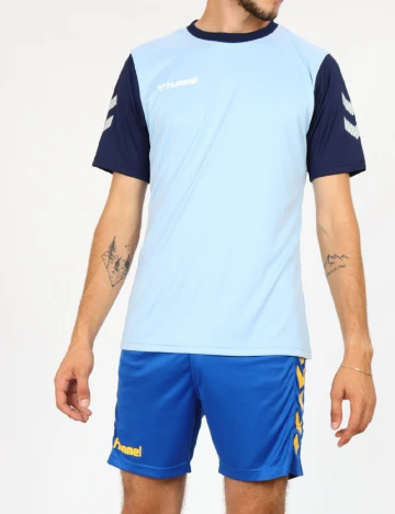 Tricou Hummel, albastru Albastru