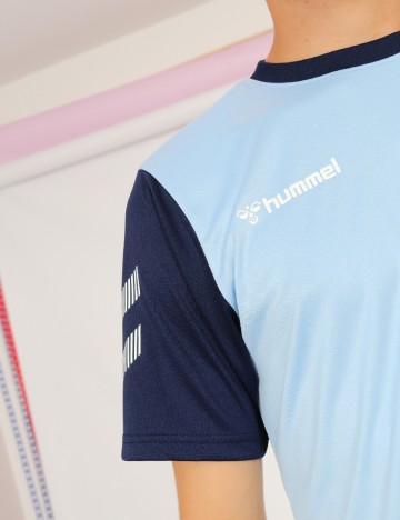 Tricou Hummel, albastru