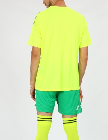 Tricou Hummel, verde neon
